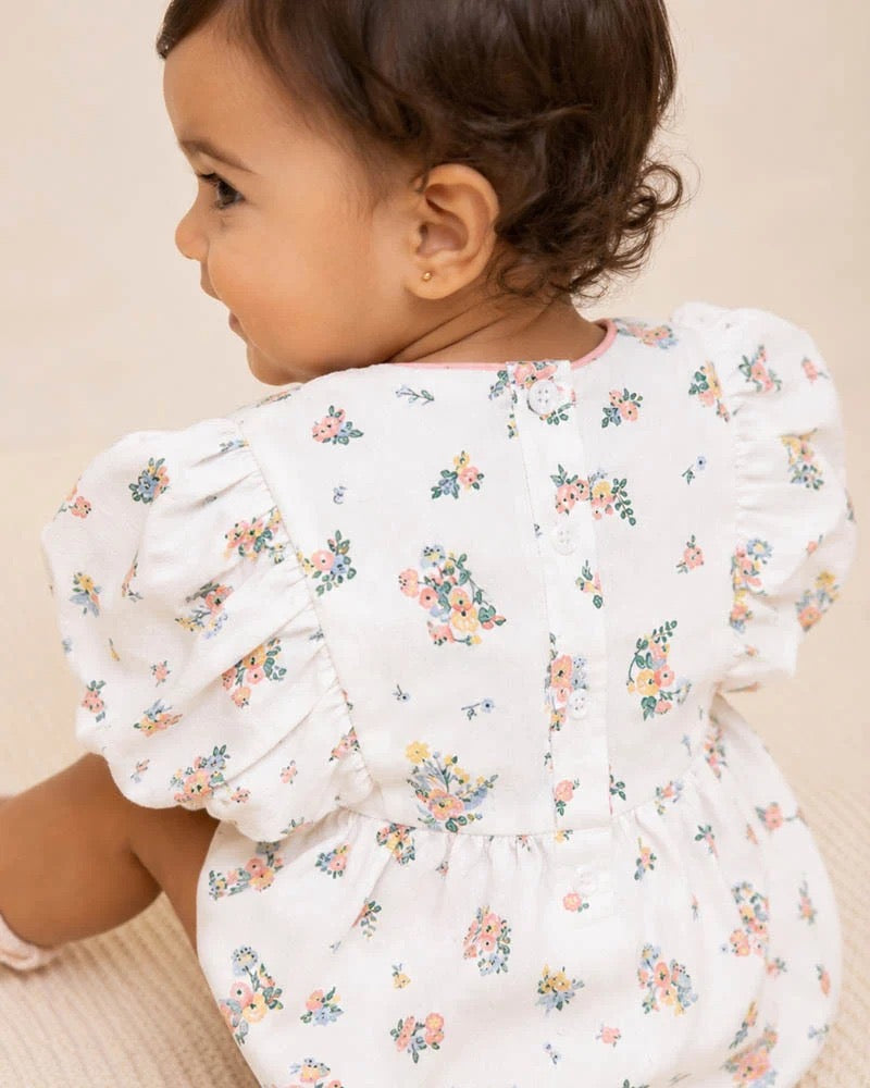 Pia Puff Sleeve Bodysuit Pia Print