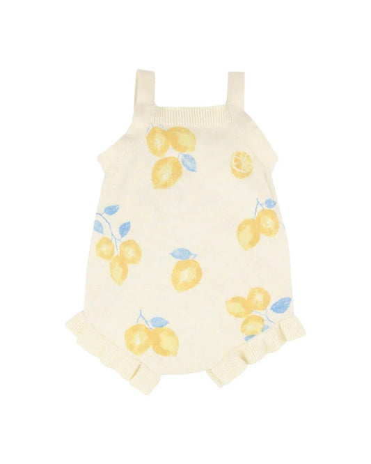 Piccolina Organic Lemon Bodysuit Lemon Drop