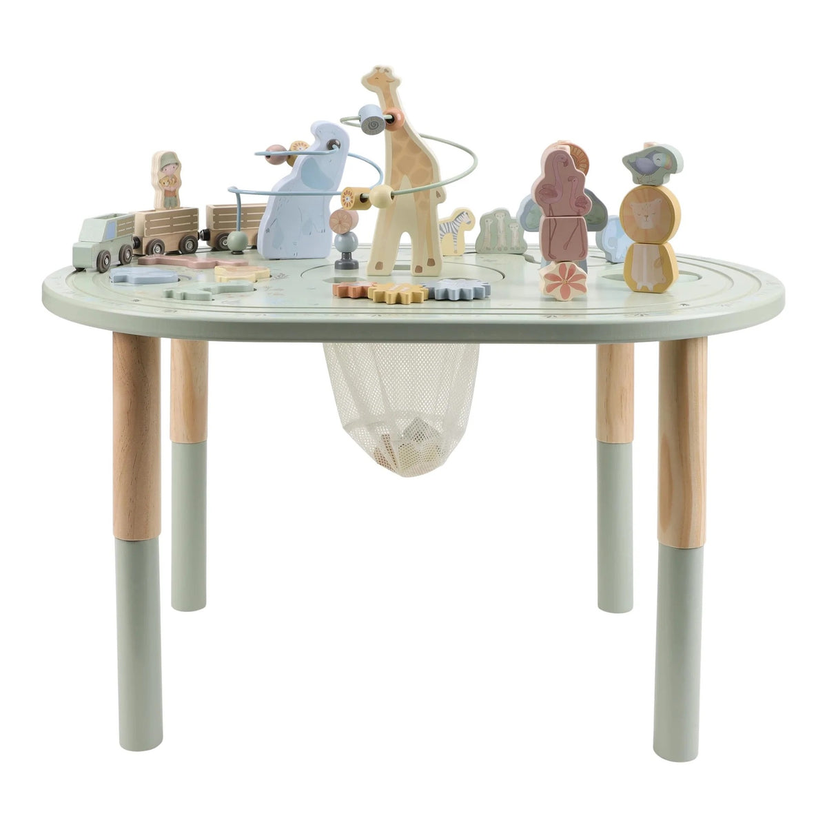 Little Dutch Safari Friends Activity Table XL with safari play activities