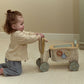Child playing with the Little Dutch Safari Friends Ride-On Lion