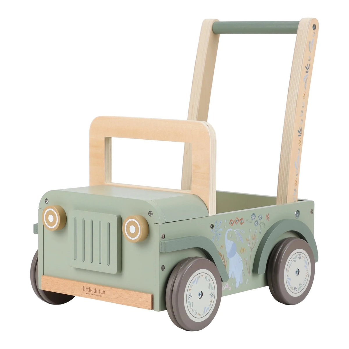 Little Dutch Safari Friends Wooden Safari Car in green