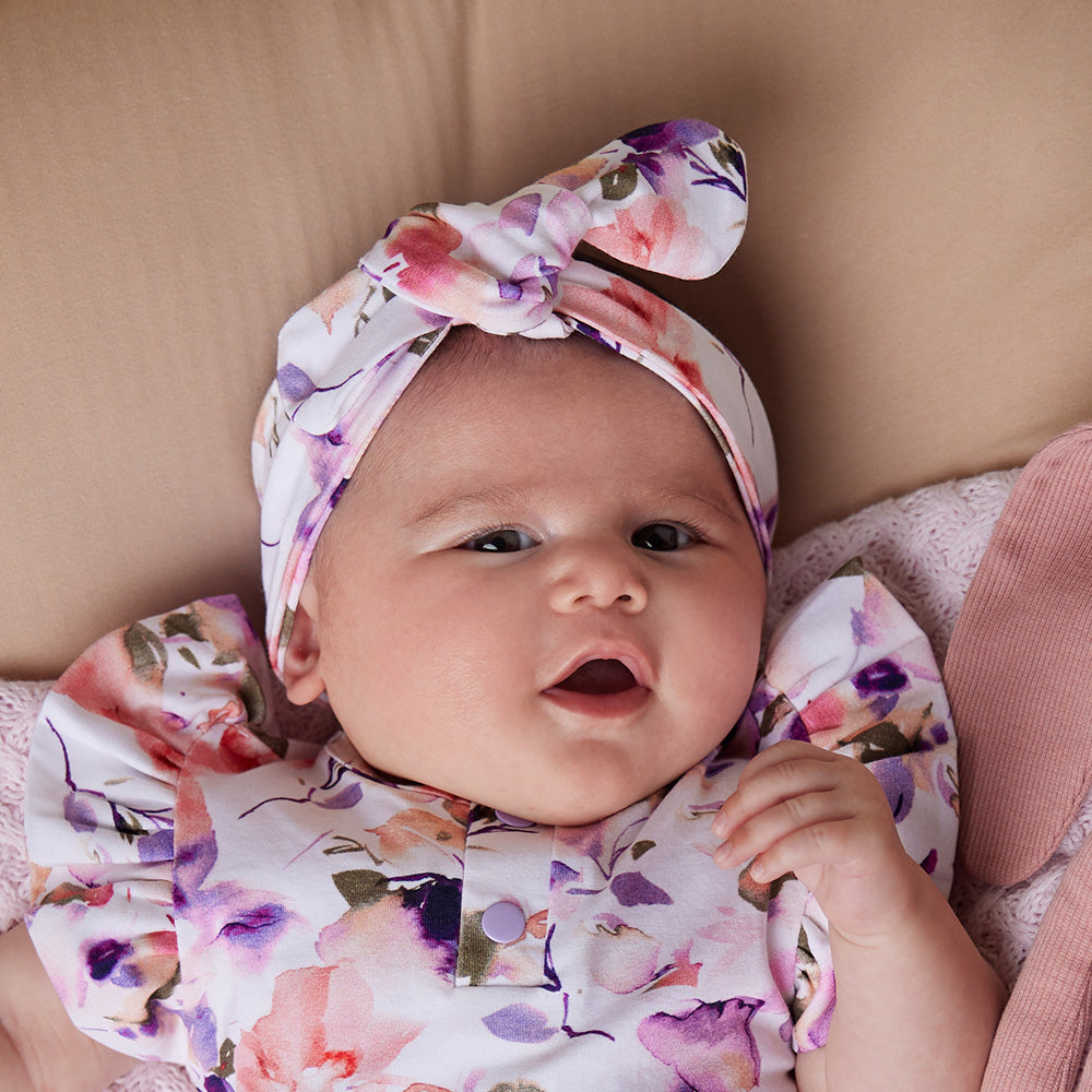 Snuggle Hunny Baby Topknot Headband Design