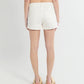 Heaven Denim Maternity Shorts White