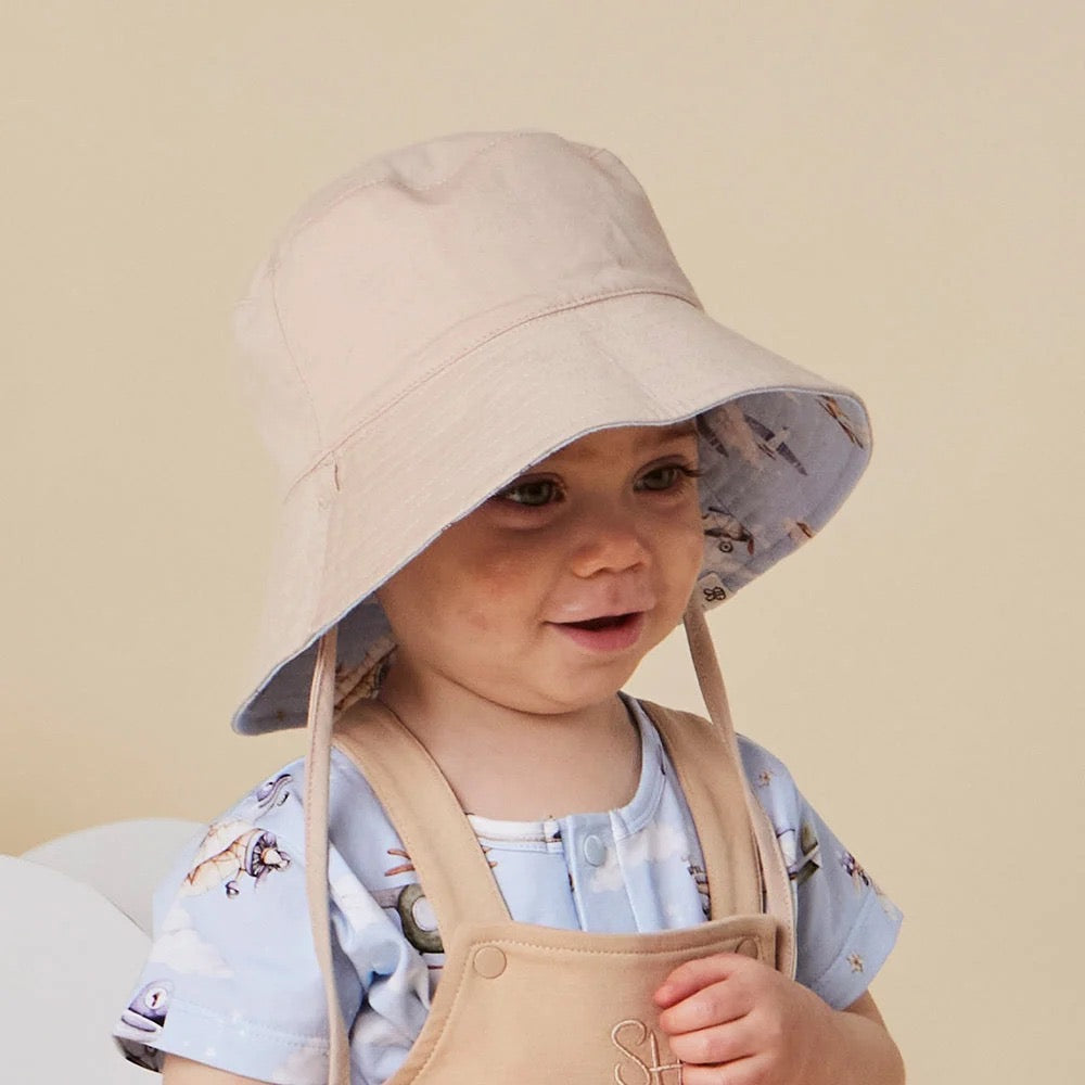 Taking Flight Reversible Cotton Bucket Hat
