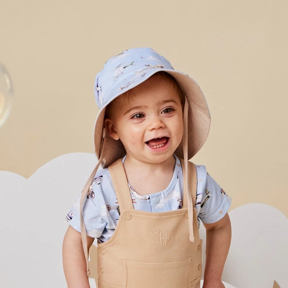 Taking Flight Reversible Cotton Bucket Hat