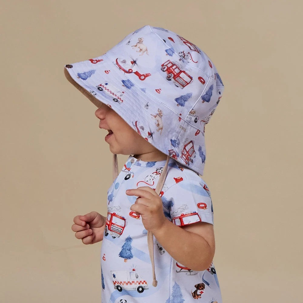 To The Rescue Reversible Cotton Bucket Hat