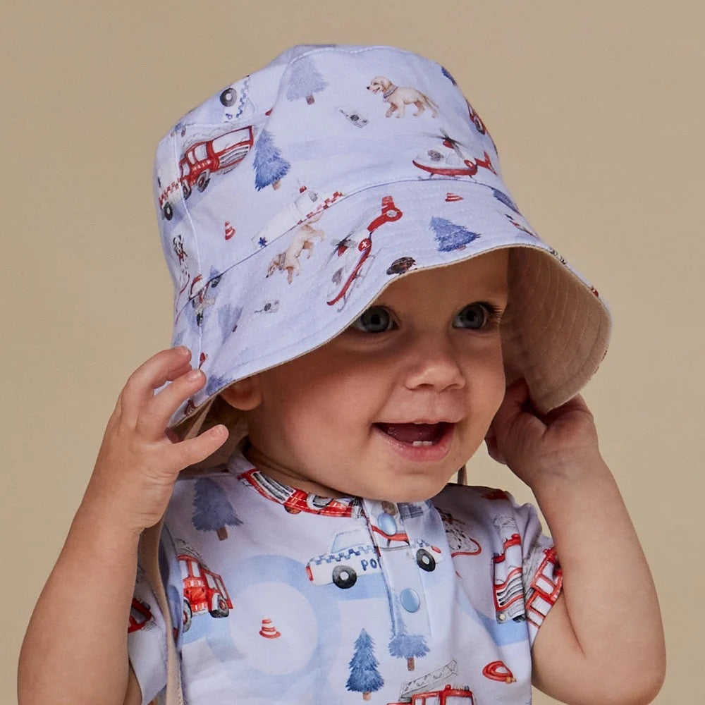 To The Rescue Reversible Cotton Bucket Hat