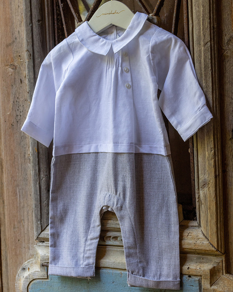 Albert Collared Romper