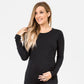 Bamboo Top Long Sleeve Black