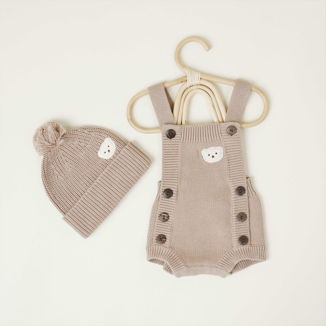 Little Bear Knit Romper