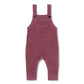 Berry Knit Pocket Overalls