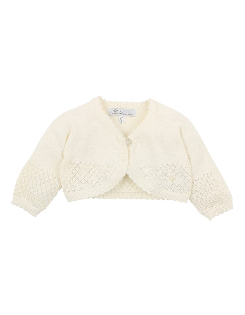 Pointelle Baby Cardigan