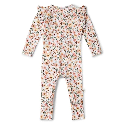 Snuggle Hunny Spring Floral Growsuit