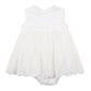 Lace Overlay Dress Ivory