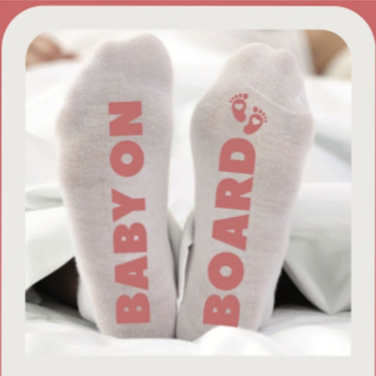 "Baby On Board" Anti-Slip Socks