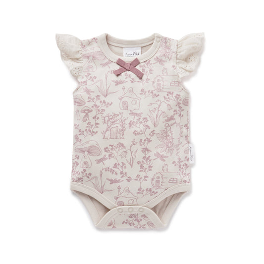 Fairy Garden Lace Onesie