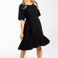 Flare Dress Short Sleeve
