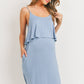 Hello Miz Overlay Top Maxi Maternity Nursing Dress