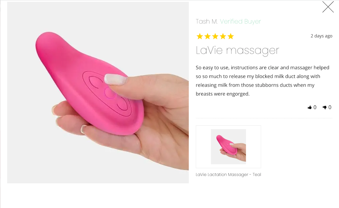 LaVie Lactation Massager