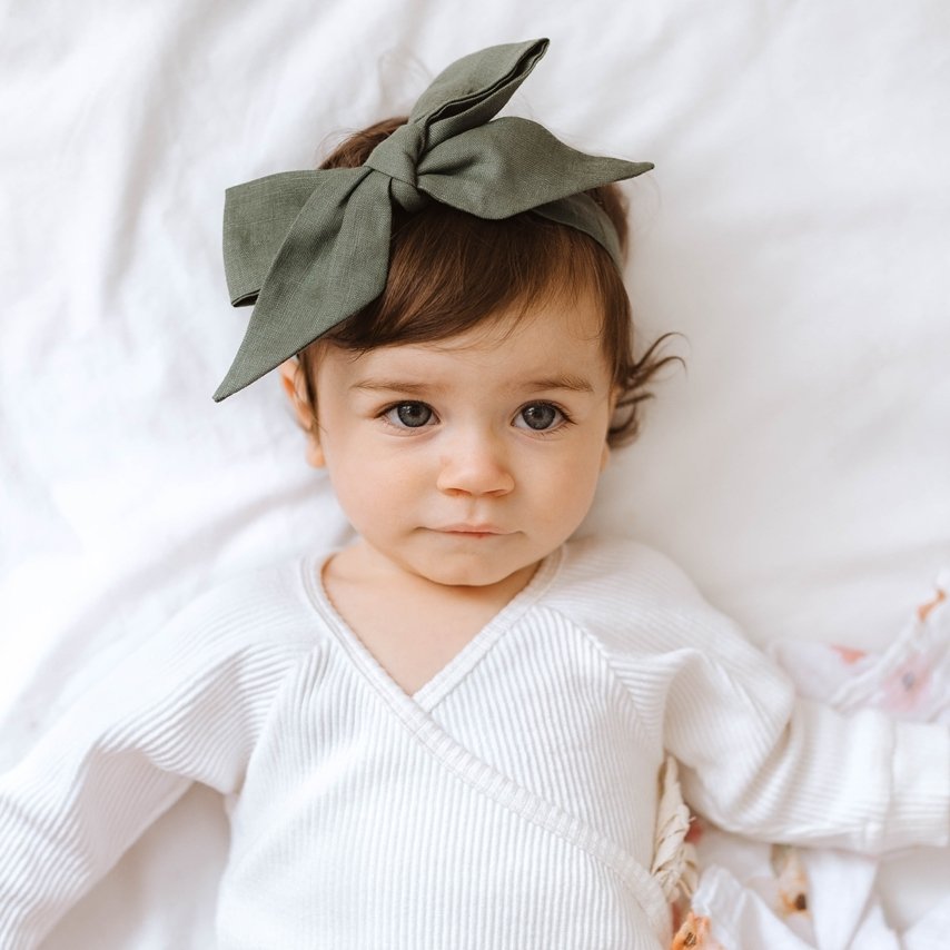 Linen Headbow Wraps