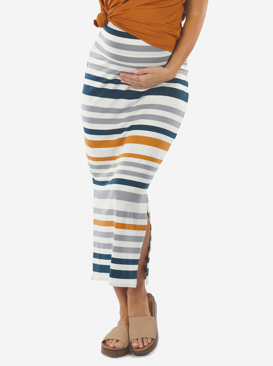 Maternity Fitted Maxi Skirt