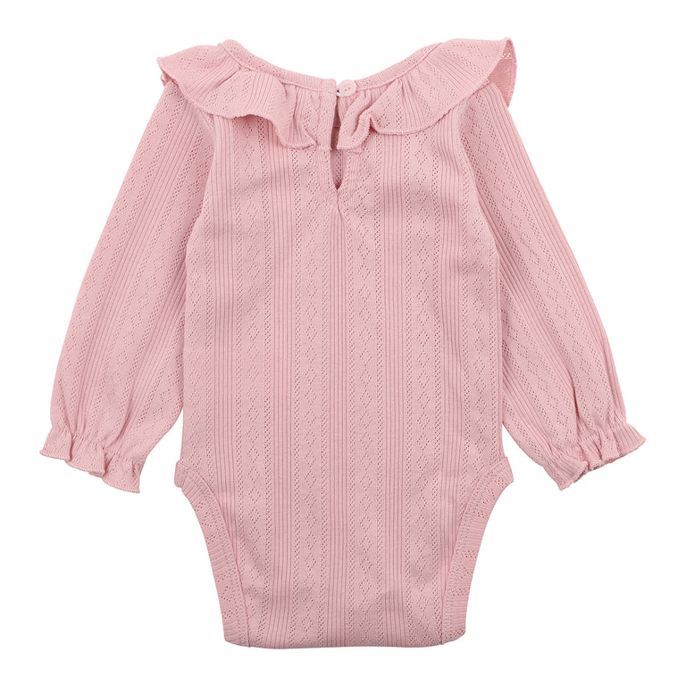 Minihaha Pointelle Bodysuit Long Sleeve