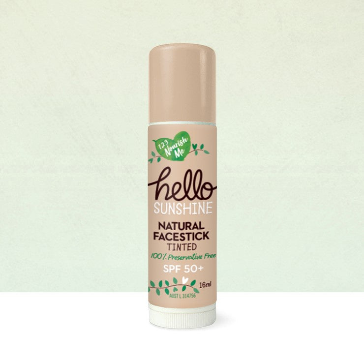 Hello Sunshine Natural Facestick Tinted 50SPF