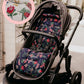 OiOi Reversible Pram Liner Jungle