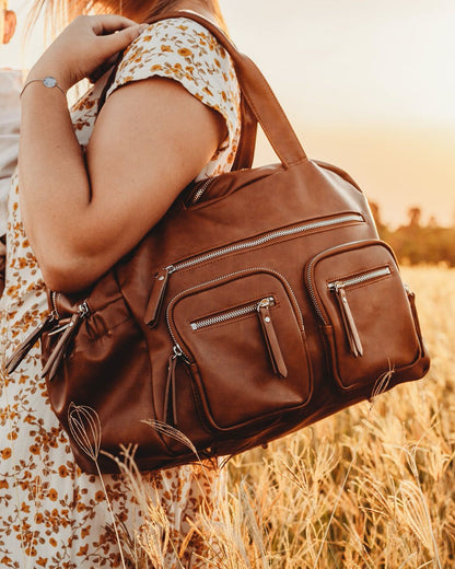 OiOi Carry All Nappy Bag Faux Leather