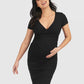 Bailey Short Sleeve Crossover Dress