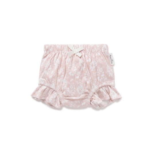 Pink Floral Ruffle Bloomers