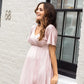 Kimono Dress Dotty Pink