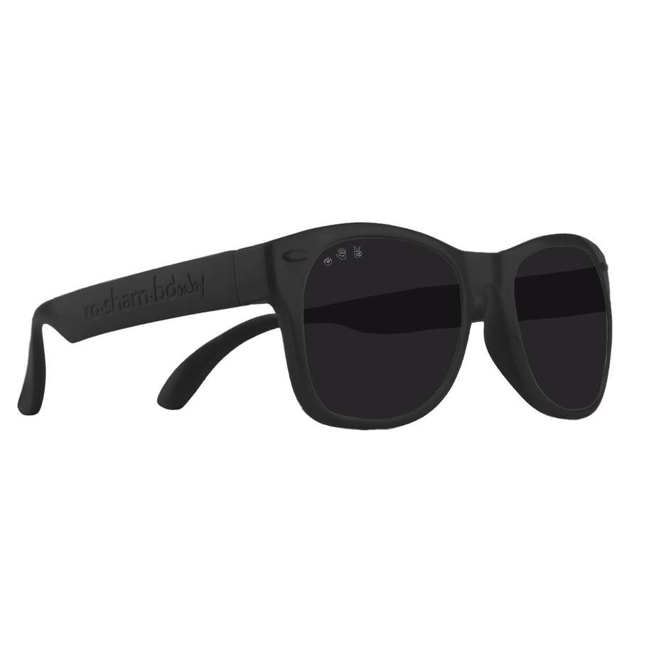 Roshambo Baby Sunglasses Wayfarer Black Lenses