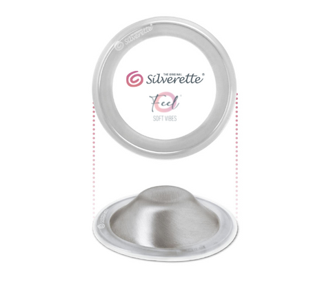 Silverette Silver Nursing Cups + O-Feel Rings