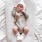 Bonnet and Booties Ivory