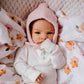 Bonnet and Booties Pink