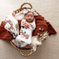 Rosebud Wrap and Topknot Set