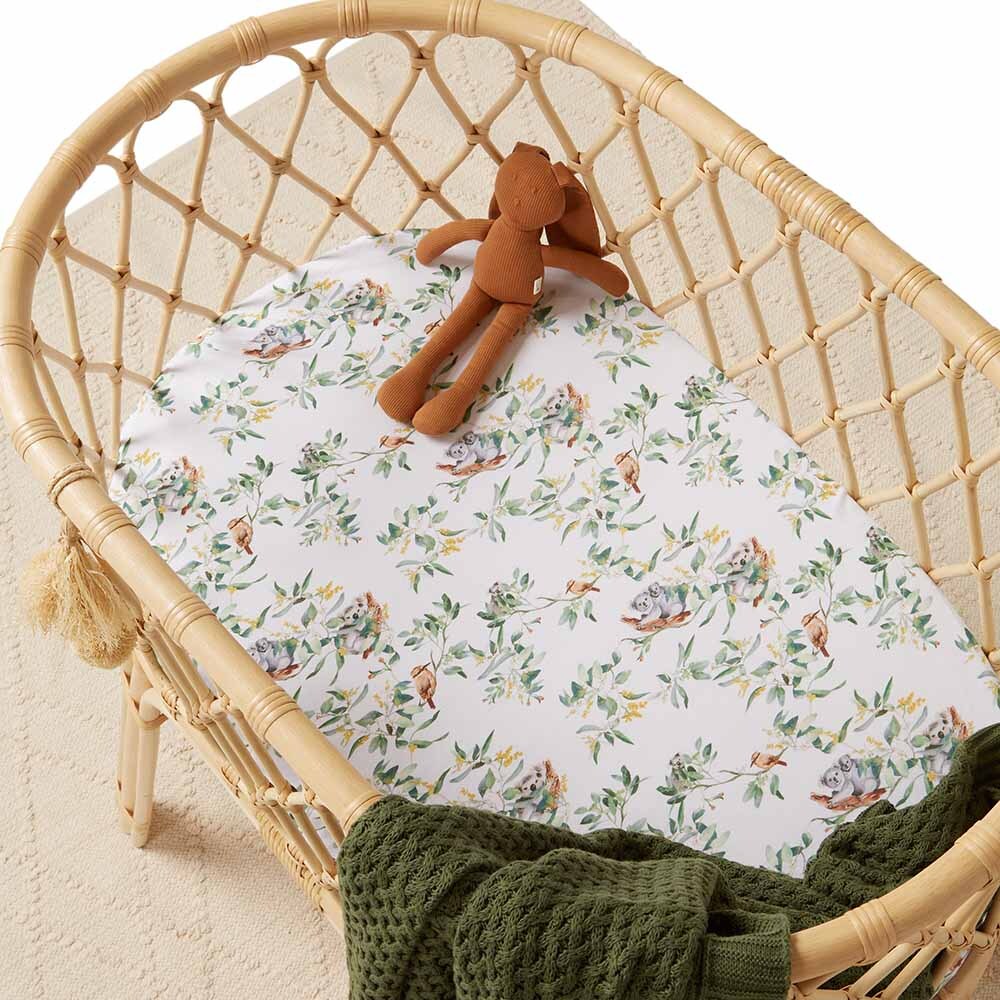 Bassinet Sheet/Change pad cover Eucalypt