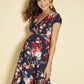 Alessandra Dress Midnight Garden