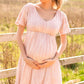 Kimono Dress Dotty Pink