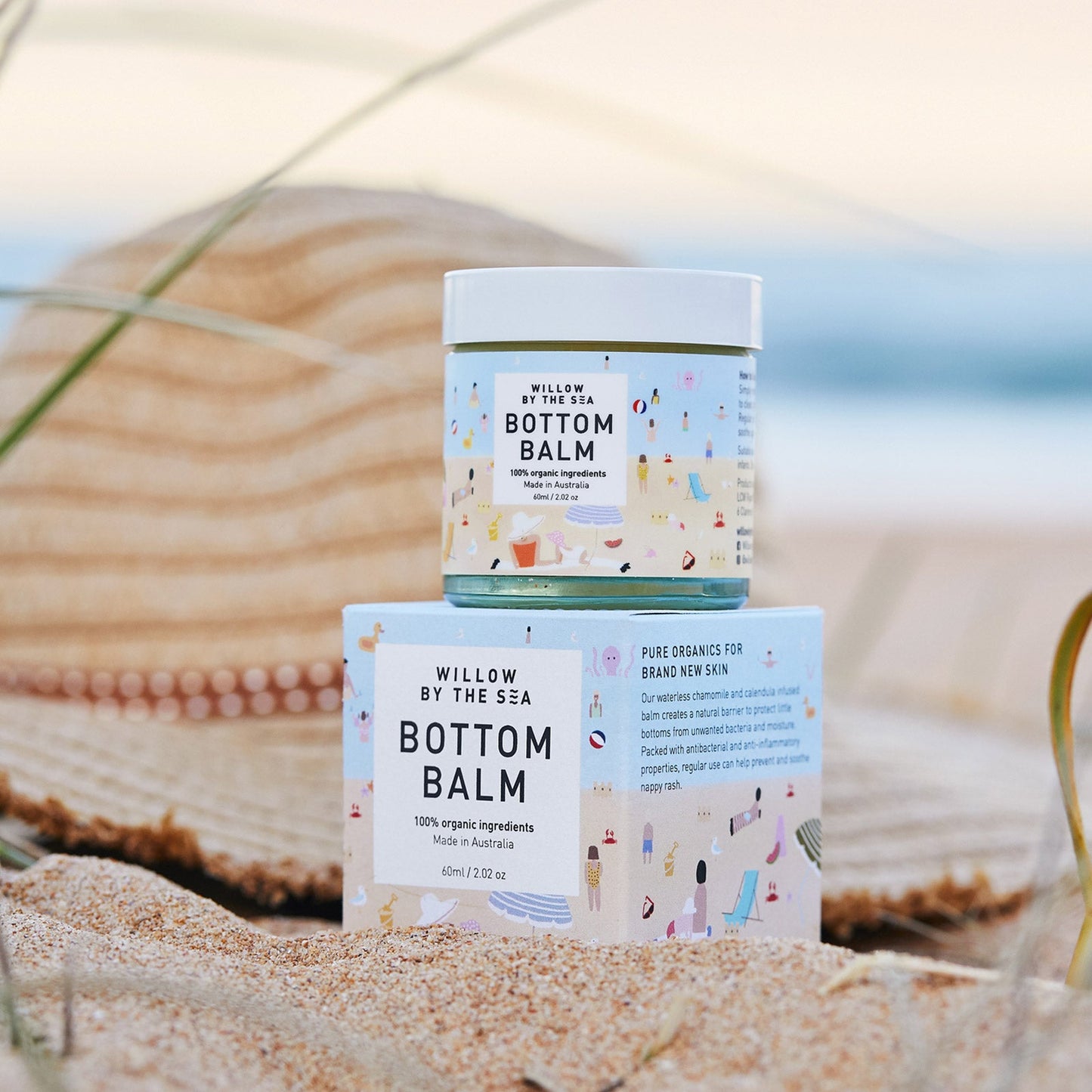 Organic Bottom Balm by Willow by The Sea